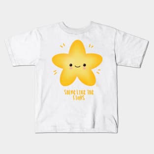 Shine like the stars Kids T-Shirt